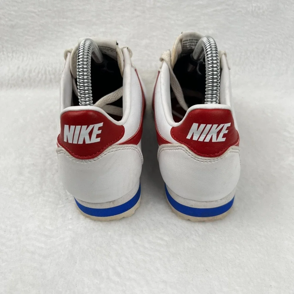 Nike Cortez Shoes Womens 7.5 Leather Lace Up Sneaker Classic Forrest Gump Tennis